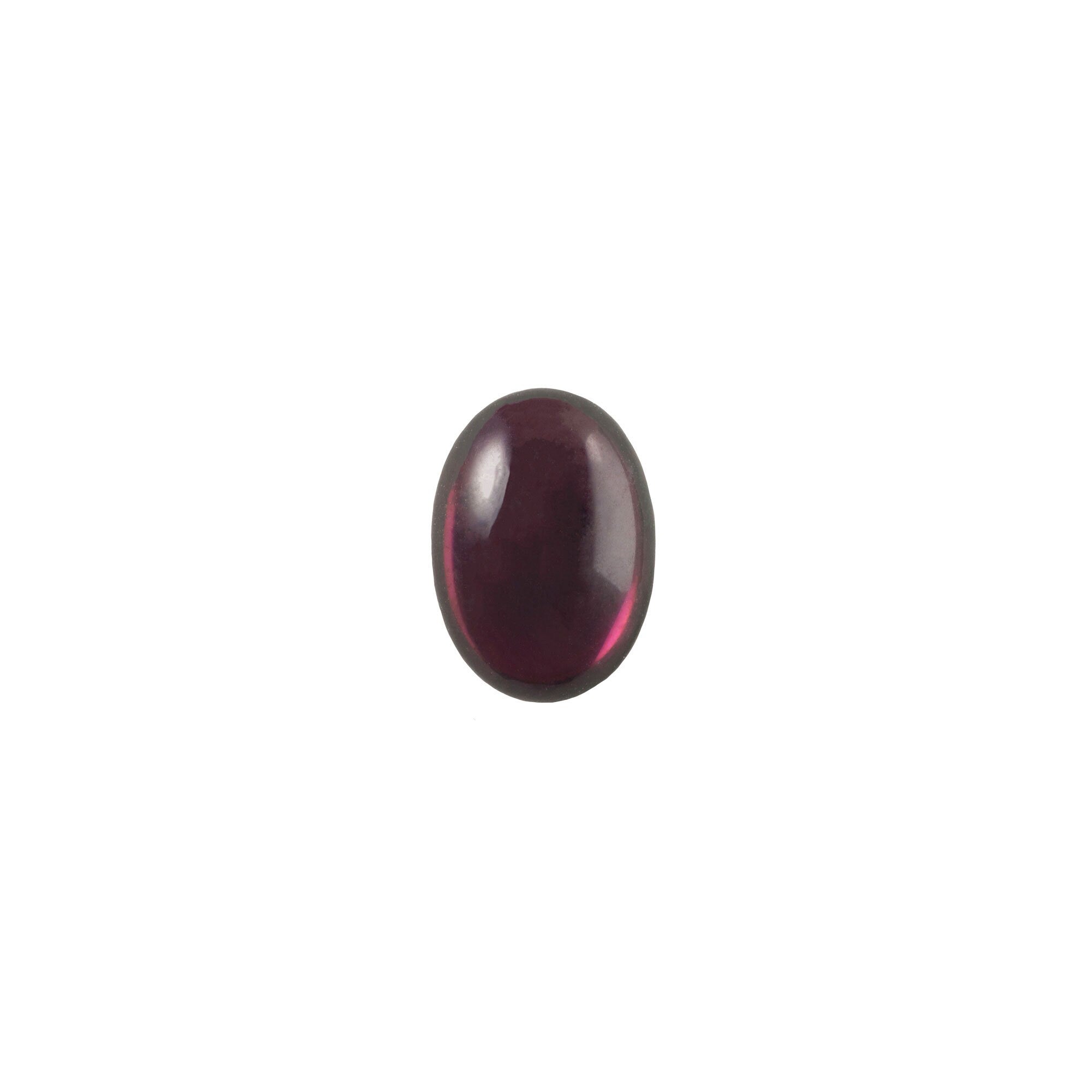 8x6mm Translucent Amethyst Foiled Glass Oval Cabochons (12) cab4001D