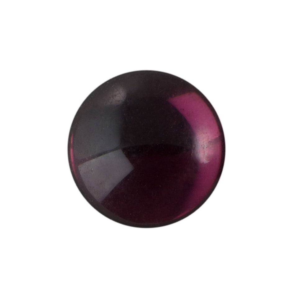 15mm Translucent Amethyst Foiled Glass Round Cabochons (4) cab2007D