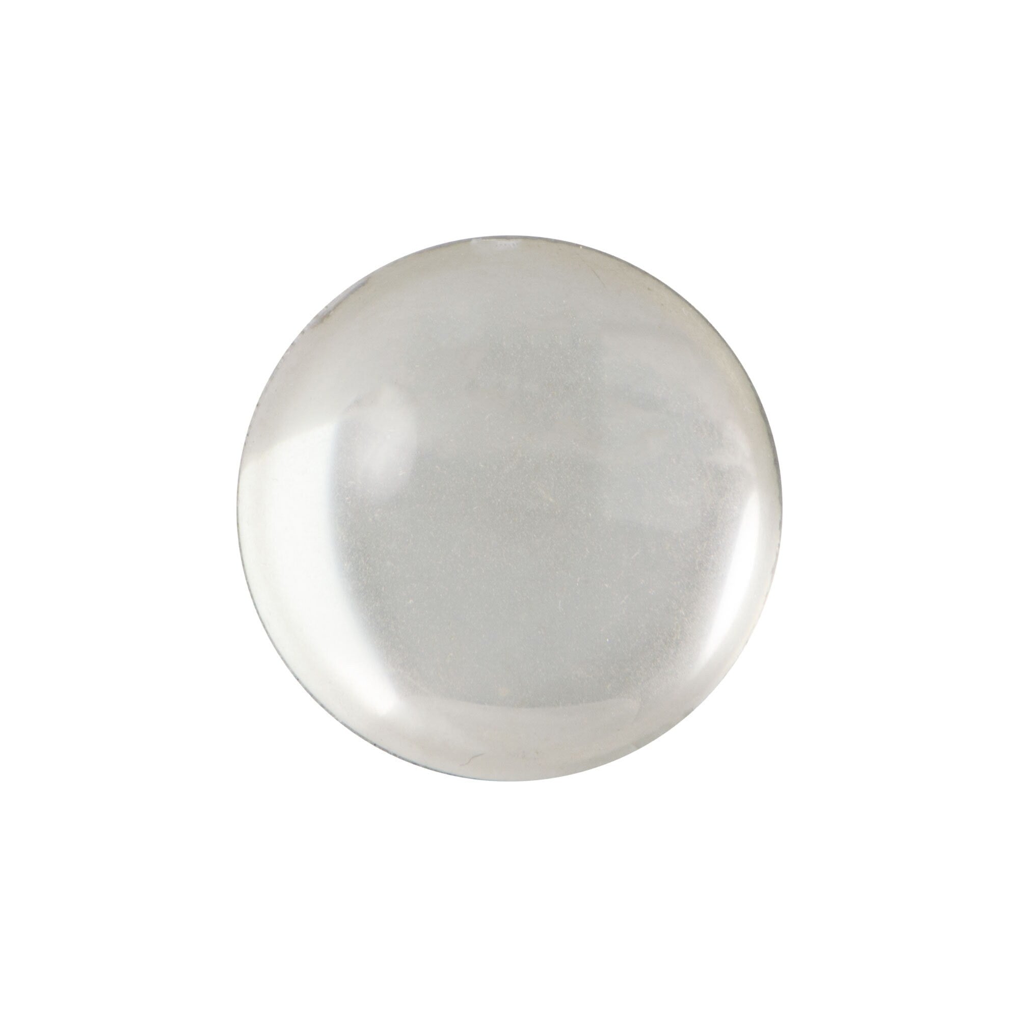 15mm Translucent Crystal Foiled Glass Round Cabochons (4) cab2007M