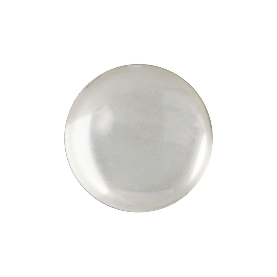 15mm Translucent Crystal Foiled Glass Round Cabochons (4) cab2007M