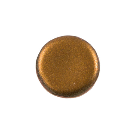 13mm Translucent Topaz Foiled Glass Round Cabochons (4) cab2006E
