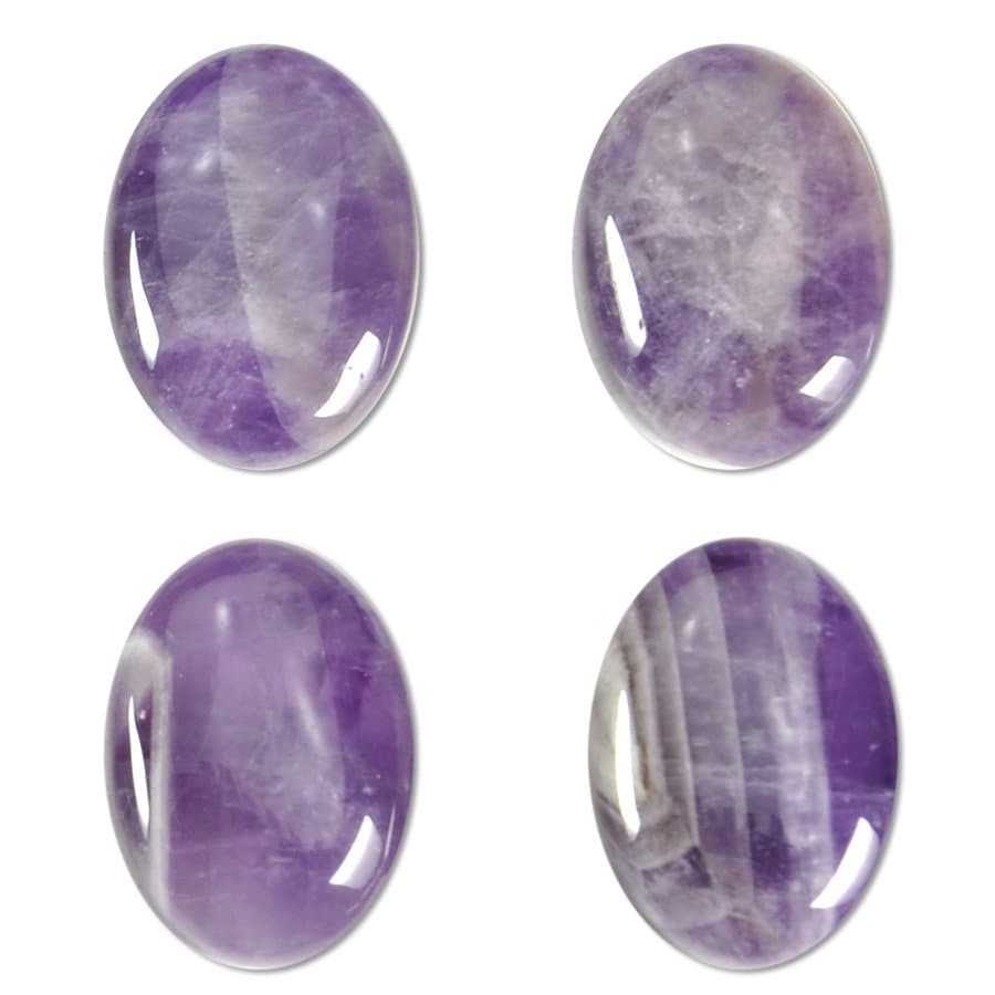 Dakota Stones Dog Teeth Amethyst 18x13mm Cabochon Gemstones. CAB-DTA18x13OV