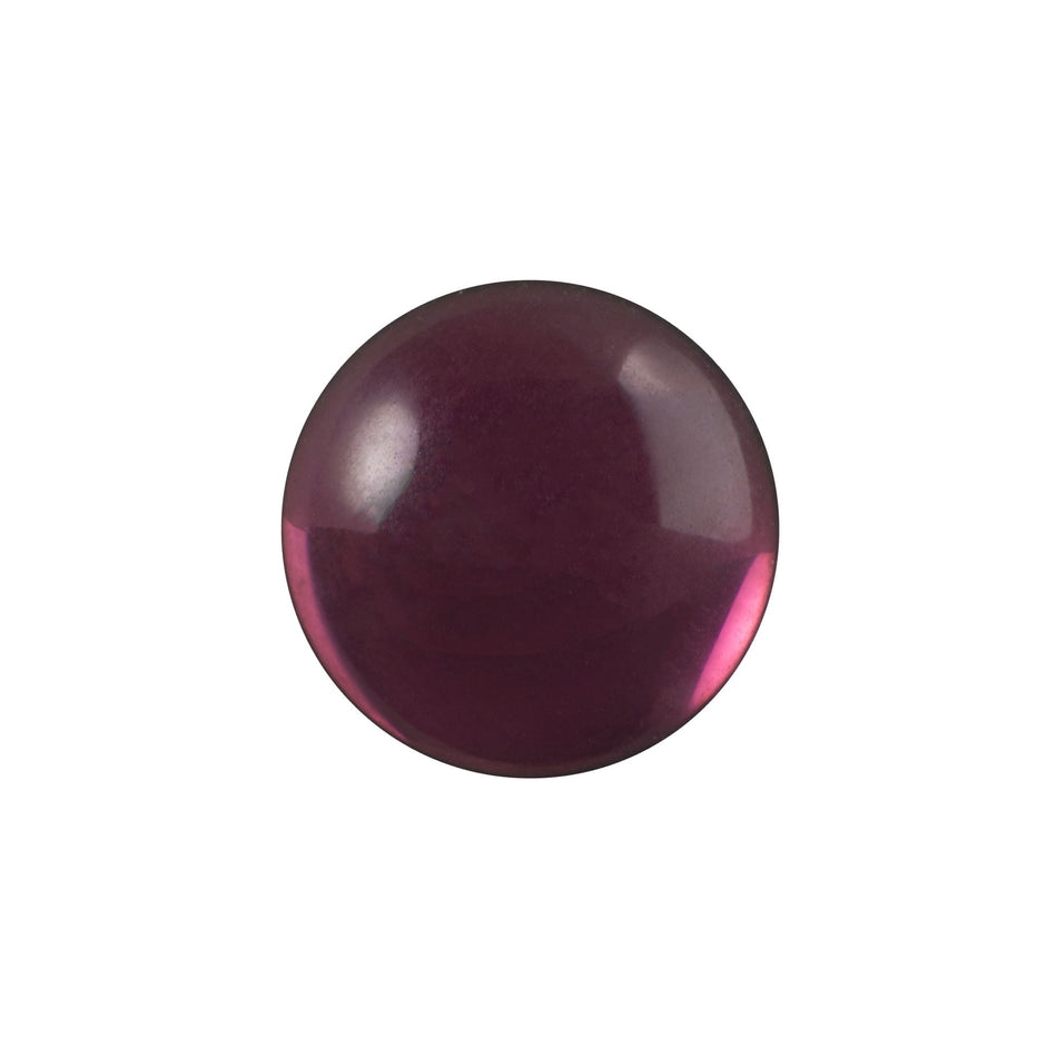 13mm Translucent Amethyst Foiled Glass Round Cabochons (4) cab2006D