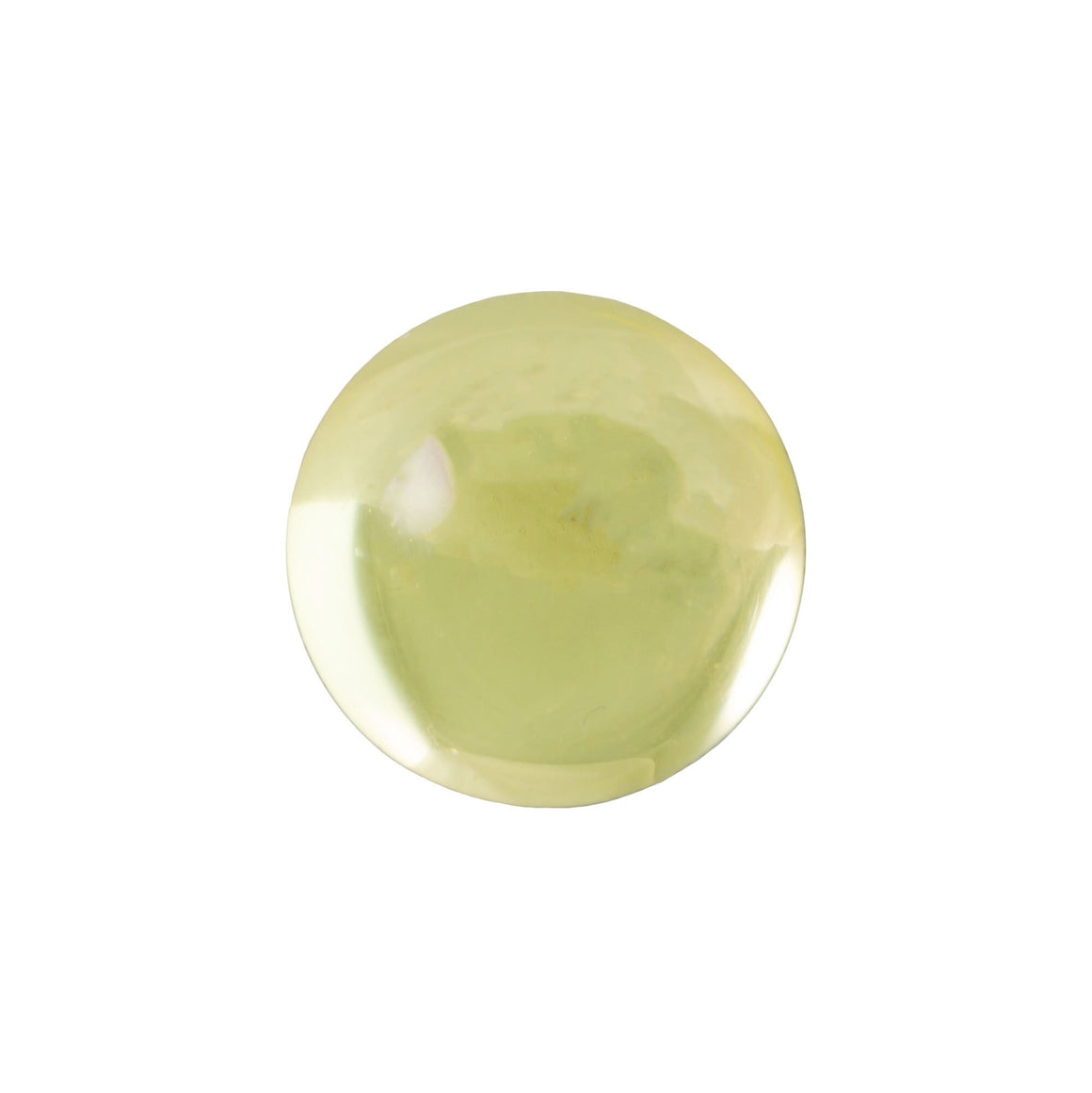 13mm Translucent Jonquil Foiled Glass Round Cabochons (4) cab2006S