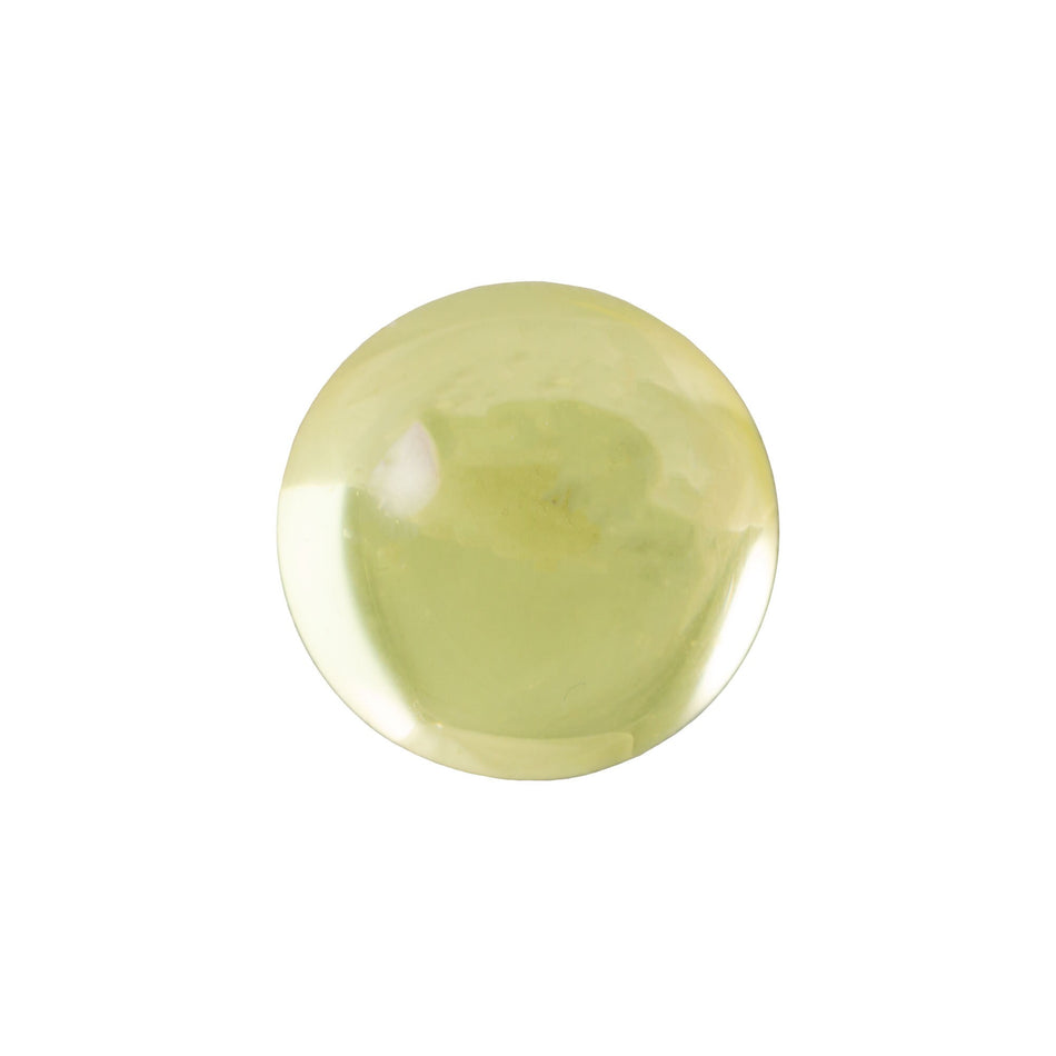 13mm Translucent Jonquil Foiled Glass Round Cabochons (4) cab2006S