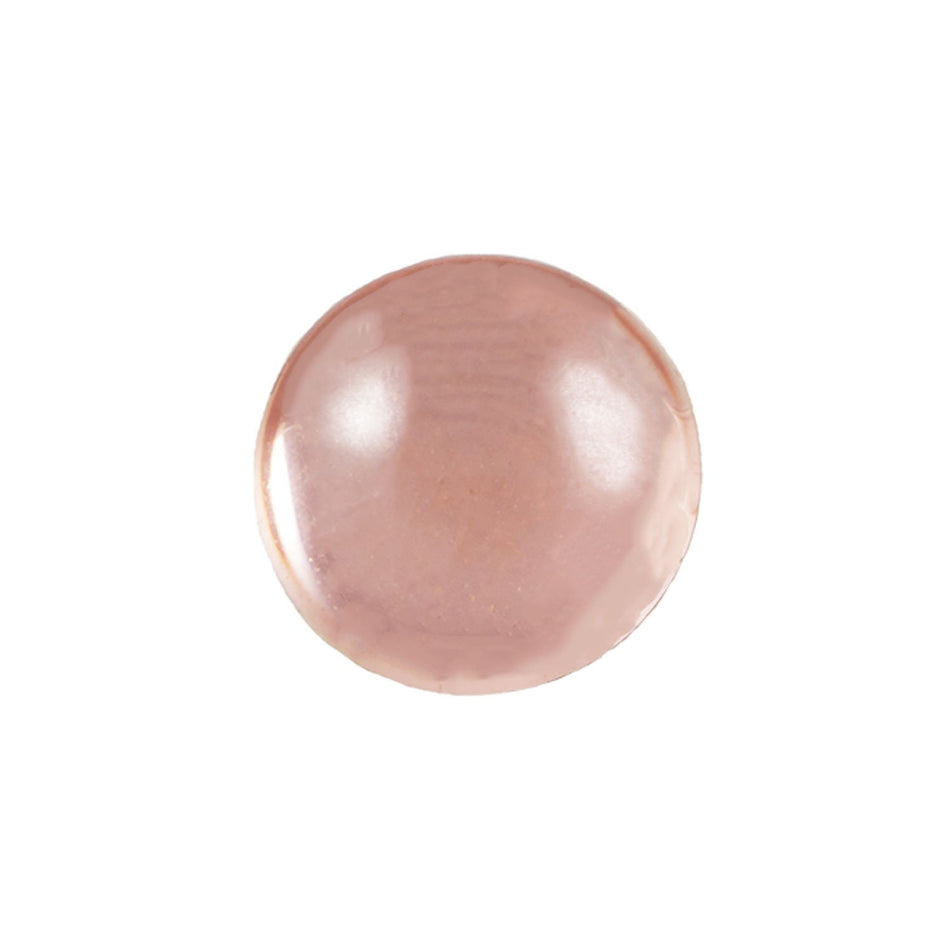 13mm Translucent Rosaline Foiled Glass Round Cabochons (4) cab2006G
