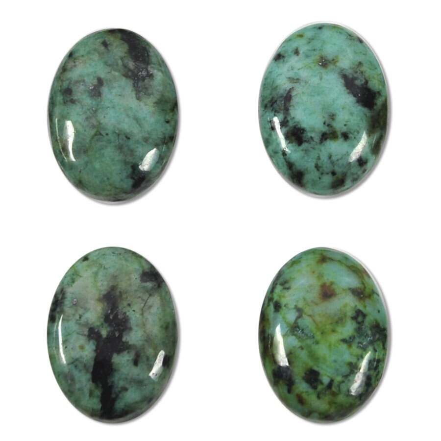 Dakota Stones African Turquoise 18x13mm Oval Cabochon Gemstones. CAB-ATQ18X13OV