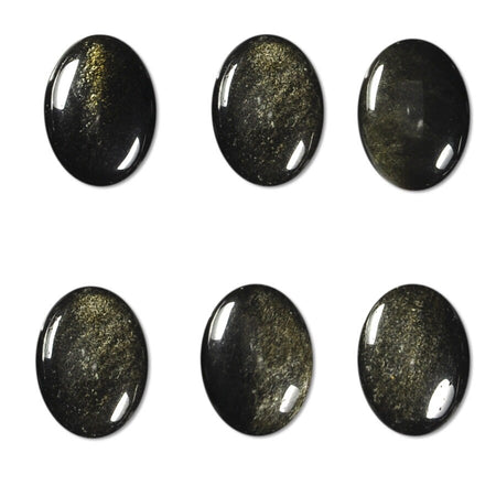 Dakota Stones Golden Obsidian 14X10mm Oval Cabochon Gemstone CAB-GOB14x10OV