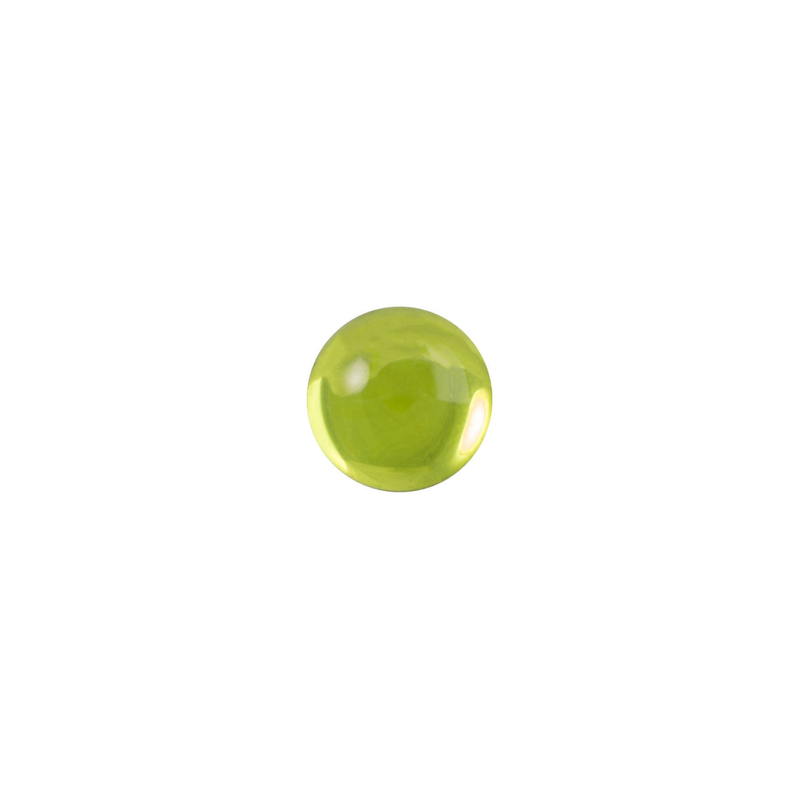 5mm Translucent Olivine Foiled Glass Round Cabochons (24) cab2002Q