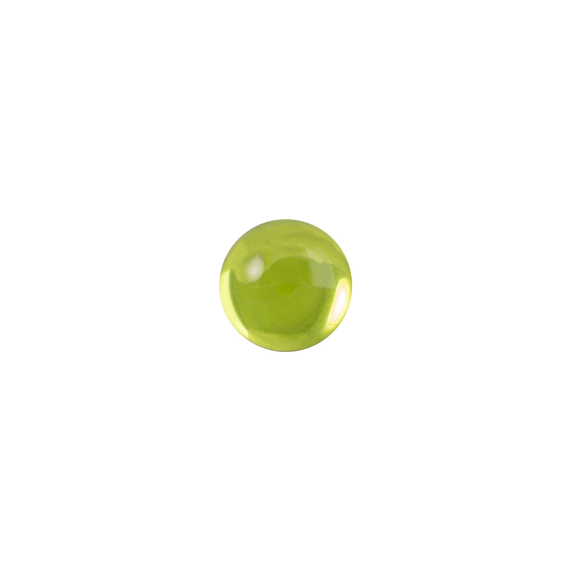 5mm Translucent Olivine Foiled Glass Round Cabochons (24) cab2002Q