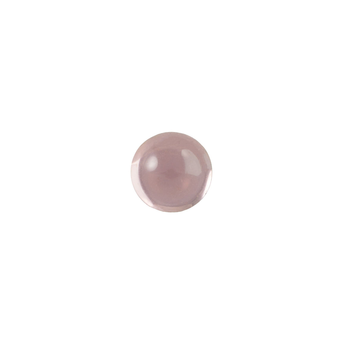 5mm Translucent Light Amethyst Foiled Glass Round Cabochons (24) cab2002N