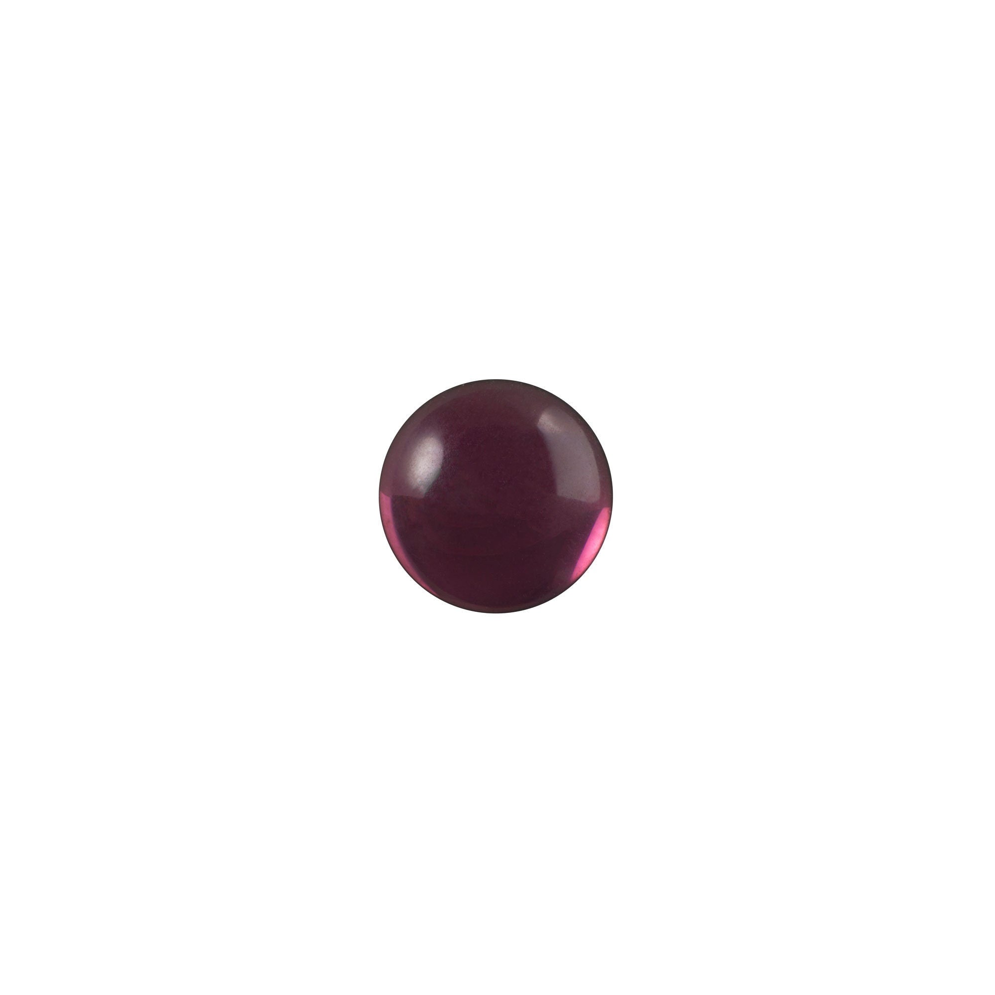 5mm Translucent Amethyst Foiled Glass Round Cabochons (24) cab2002D