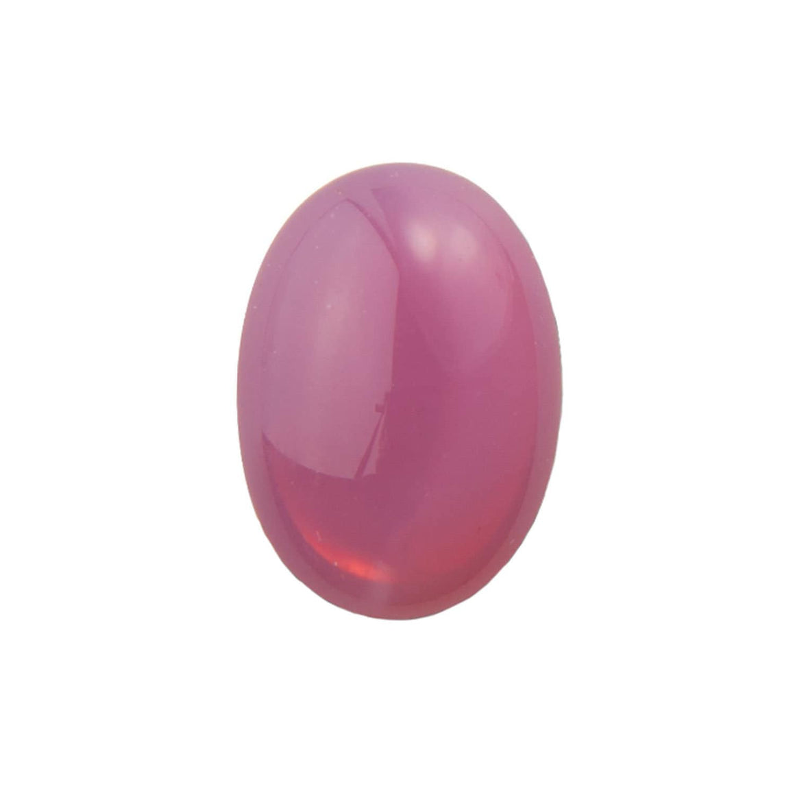 Rose Opal Foiled Glass Oval Cabochon 25x18mm (1) cab5006AD