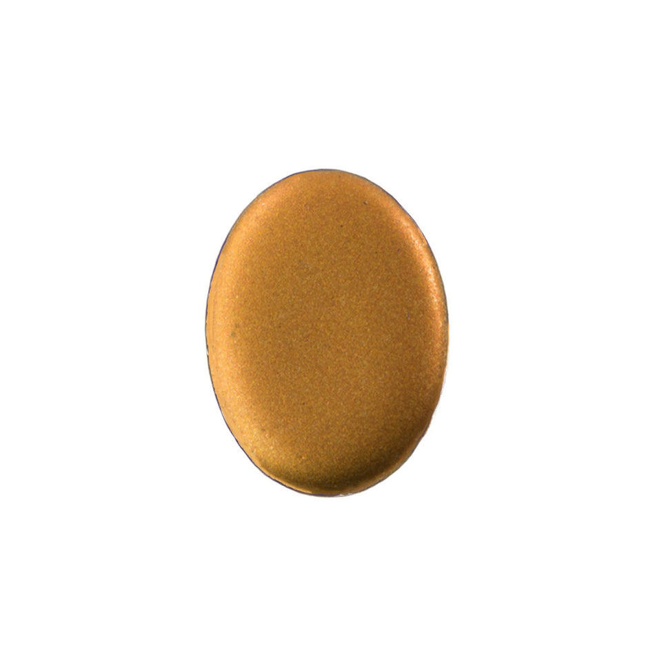 Yellow Opal Foiled Glass Oval Cabochons 18x13mm (2) cab5005AB