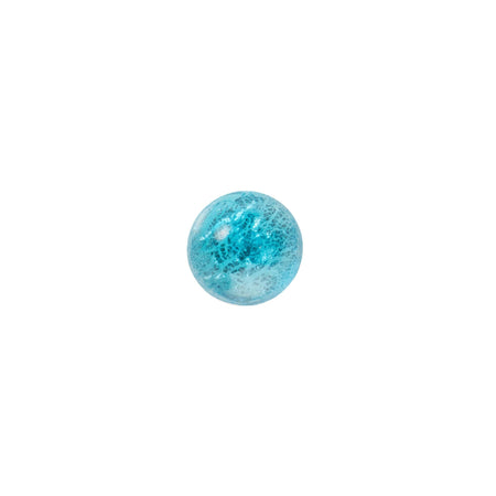 Aqua Opal Glass Round Cabochons 5mm (6) cab3002V