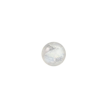 White Opal Glass Round Cabochons 5mm (6) cab3002P