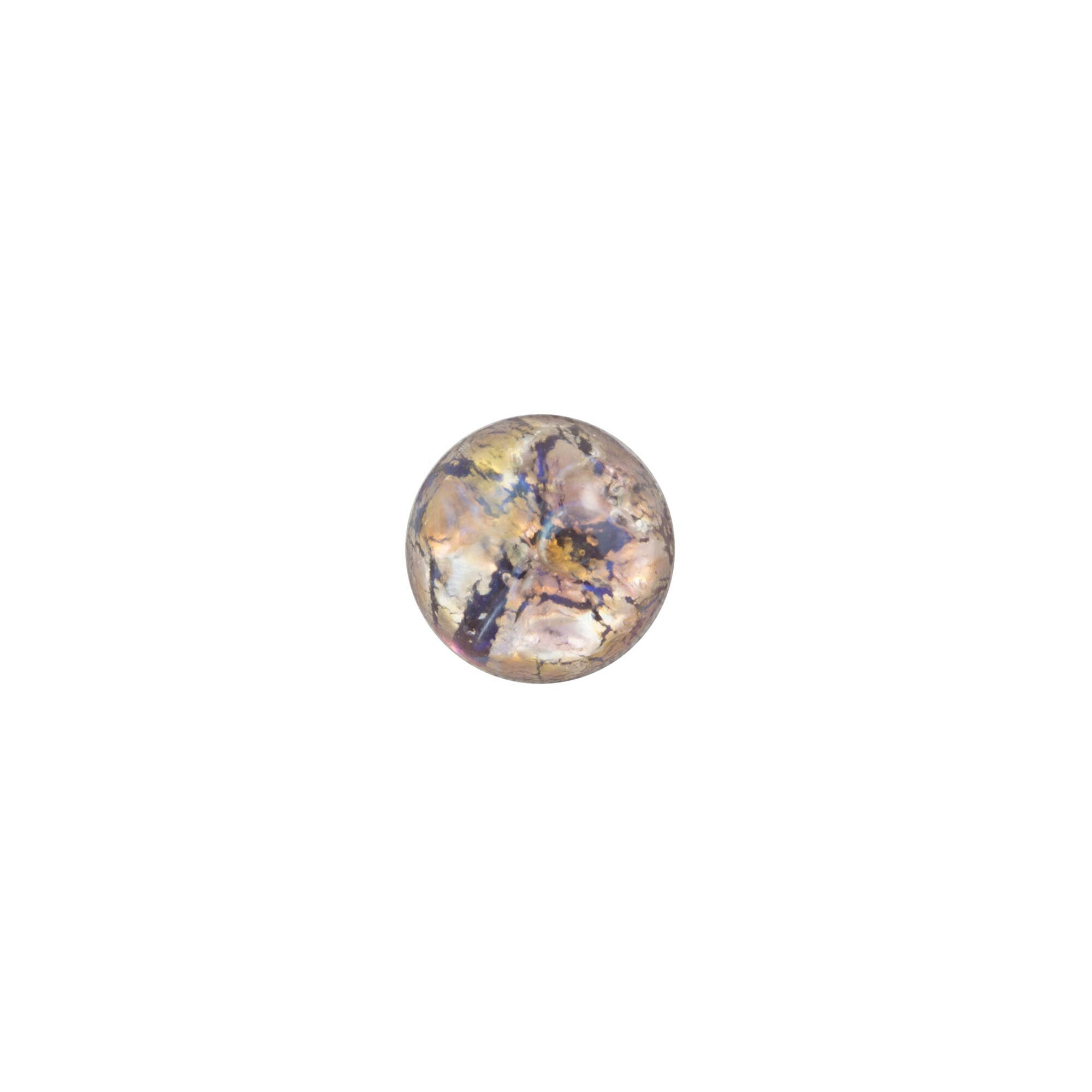 Amethyst Opal Glass Round Cabochons 5mm (6) cab3002E