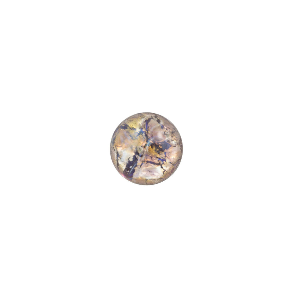 Amethyst Opal Glass Round Cabochons 5mm (6) cab3002E