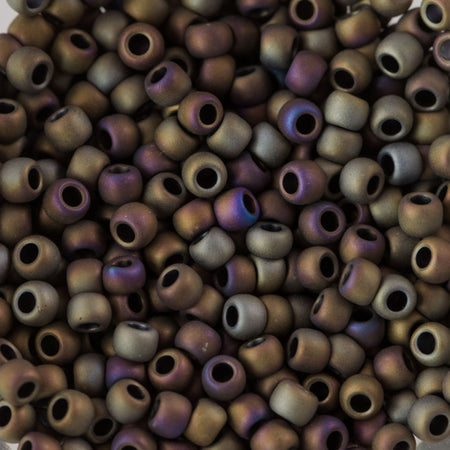 11/0 TOHO ROUND Matte Color Iris Brown Seed Bead (8g)