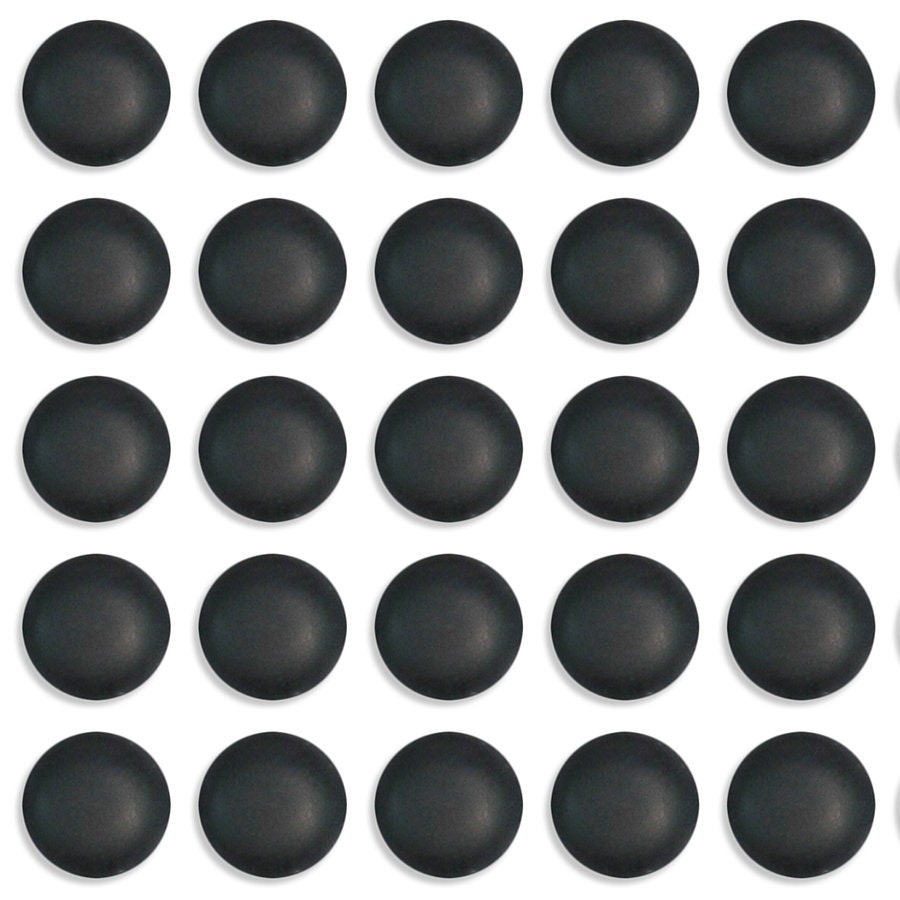 Dakota Stones Matte Onyx 6mm Round Cabochon Gemstones.  CAB-MOX6DC