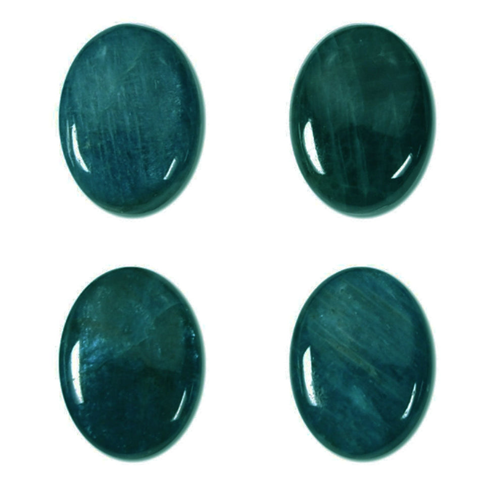 Dakota Stones Blue Apatite 25X18mm Oval Cabochon Gemstones. CAB-BAP25X18OV