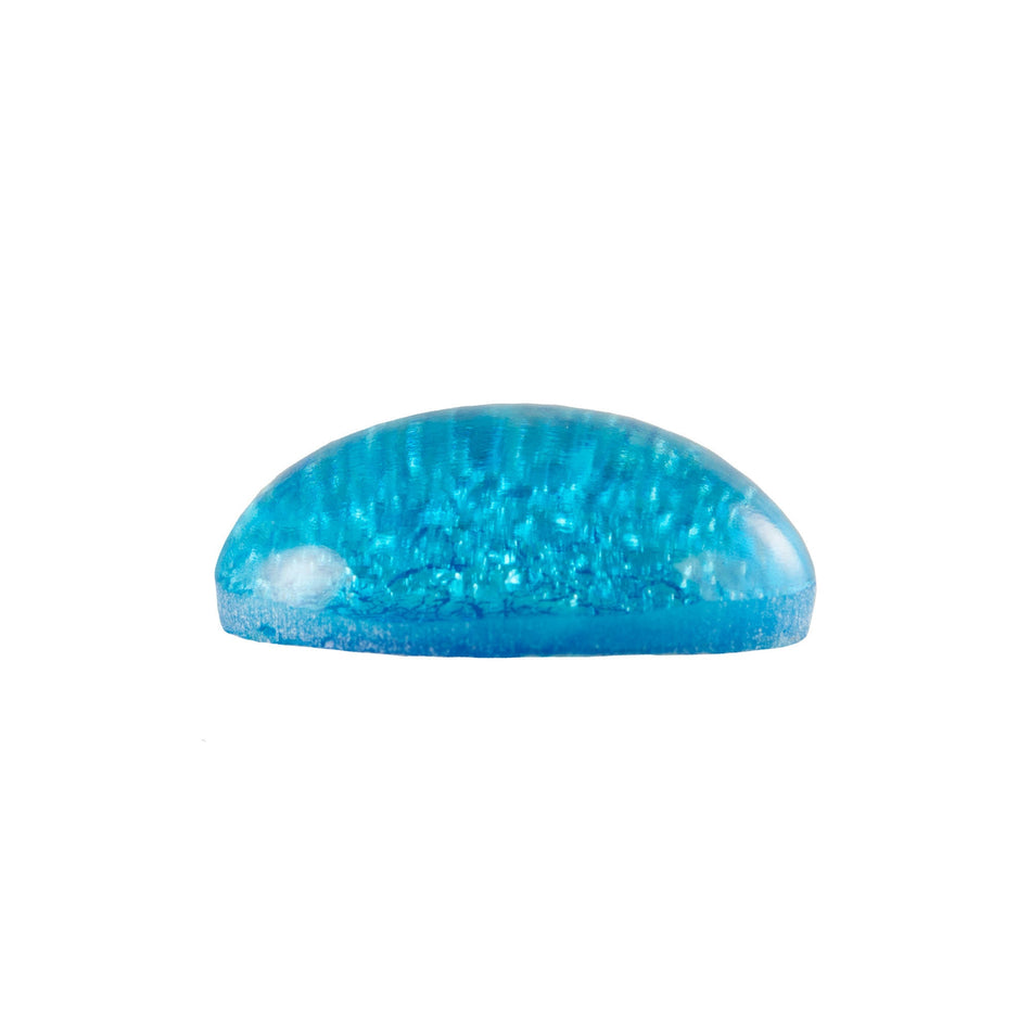 18x13mm Aqua Blue Opal Glass Oval Cabochon (2)