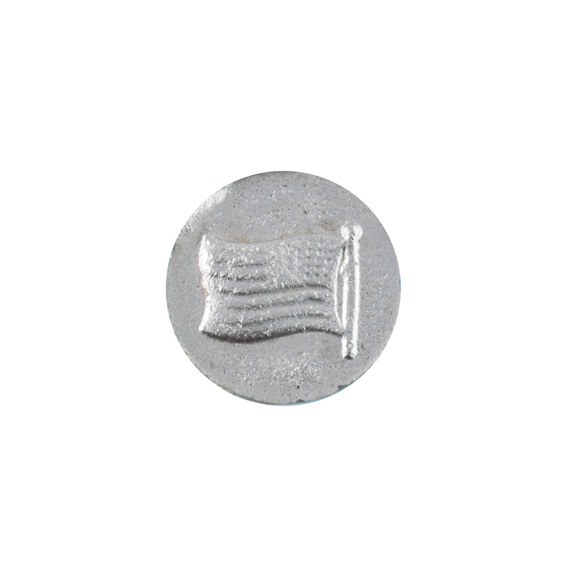 11mm American Flag Blue Glass Round Intaglio (2)