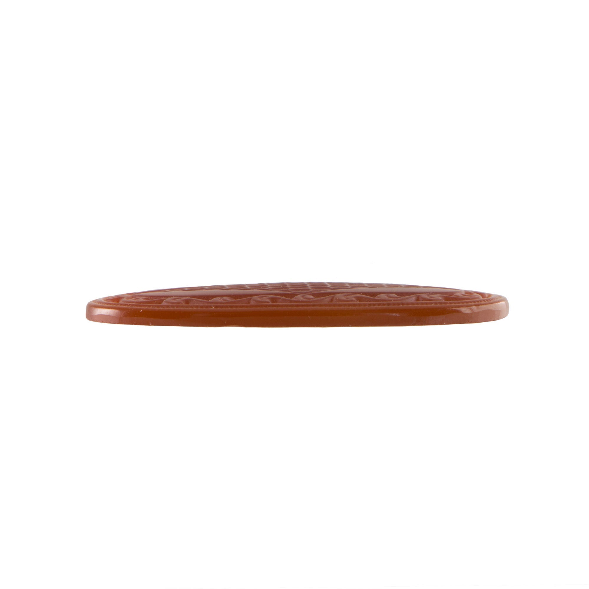 40x20mm Carnelian Etched Glass Oval Cabochon (1)