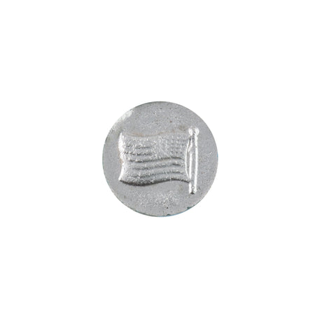 9mm American Flag Blue Glass Round Intaglio (2)