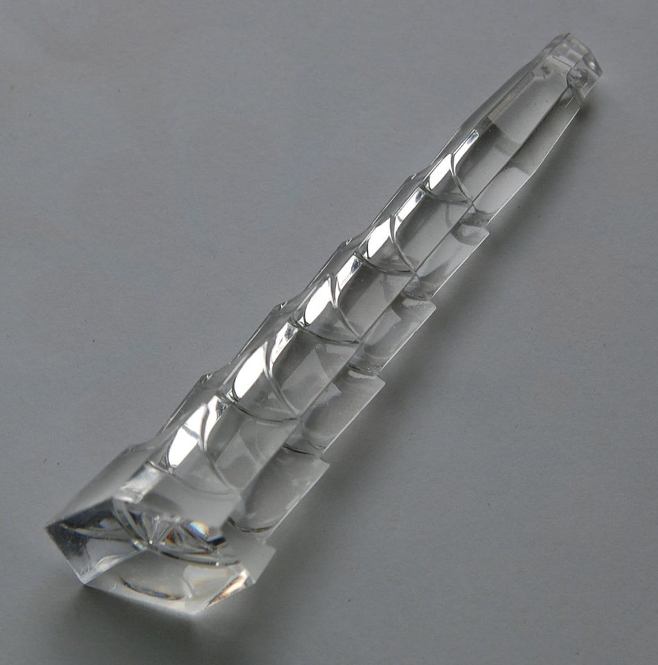 Long Crystal Clear Deco Pendant Drop pnd072B