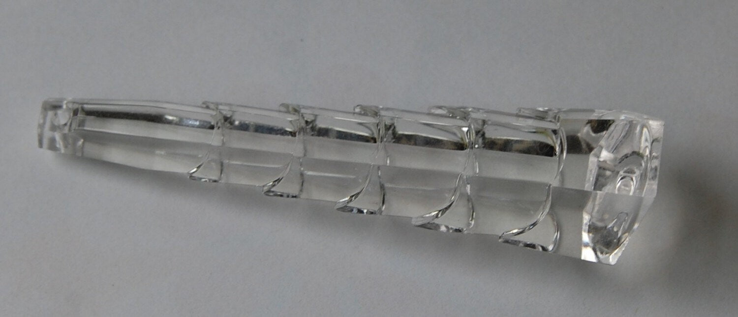Long Crystal Clear Deco Pendant Drop pnd072B