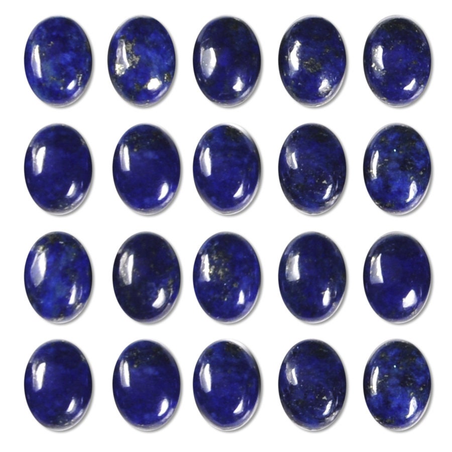 Dakota Stones Lapis 8x6mm Oval Cabochon Gemstone. (1) CAB- LAP8x6OV