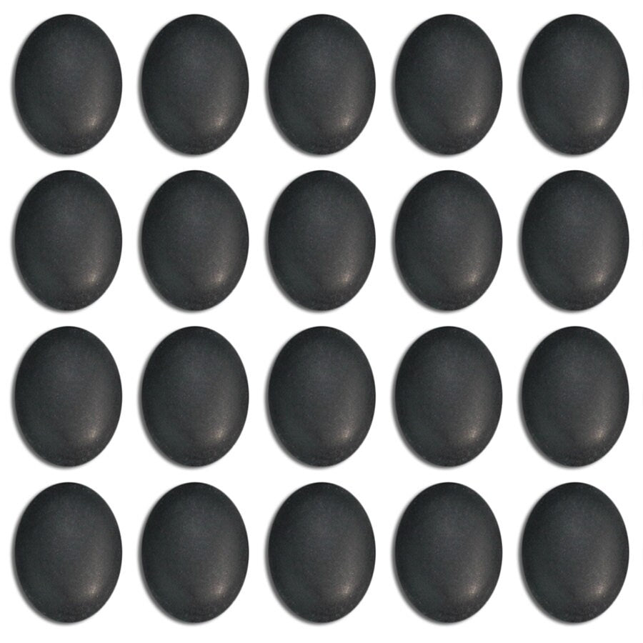 Dakota Stones Matte Onyx 8x6mm Oval Cabochon Gemstones.  CAB-MOX8x6OV