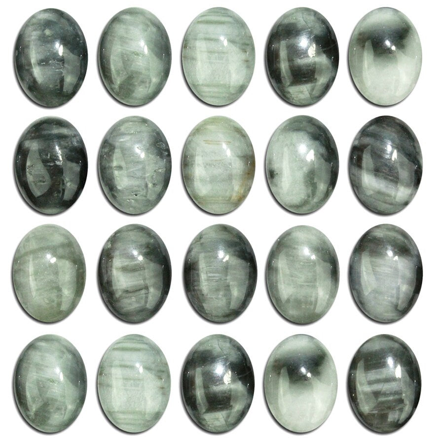 Dakota Stones Chrysoberyl Gray Cats Eye 8x6mm Oval Cabochon Gemstones CAB-CAT8x6OV