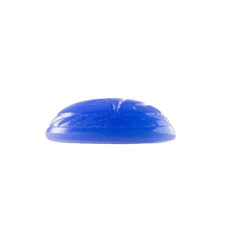 25x18mm Calcedon Blue Scarab Glass Oval Cabochon (1)