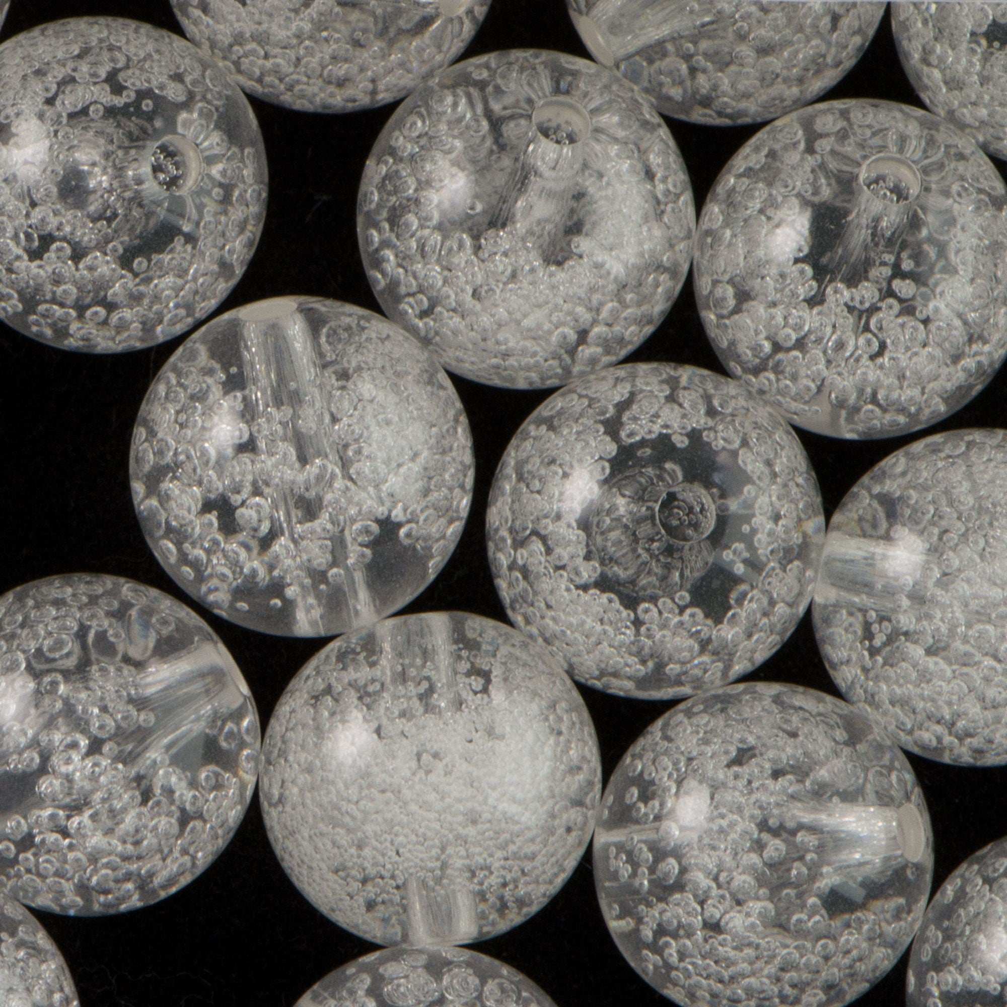 12mm Crystal Acrylic Round Beads with Bubbles (6)