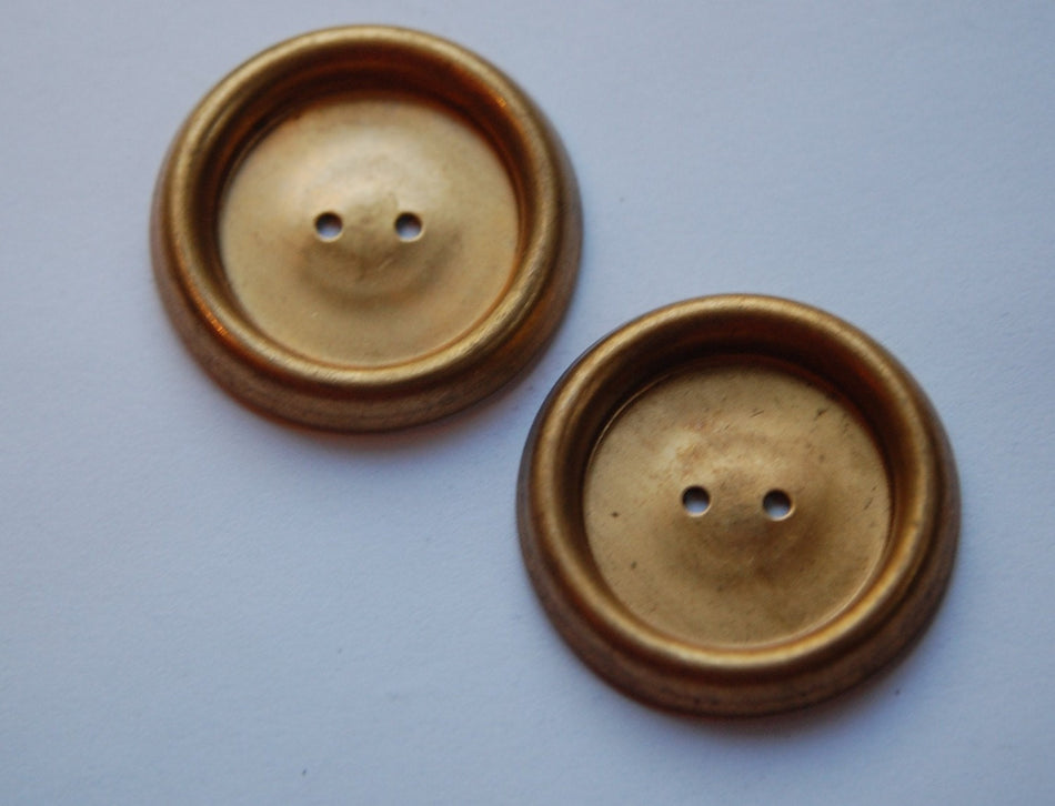 Brass Sew On or Cabochon Setting Cup 22mm mtl315A