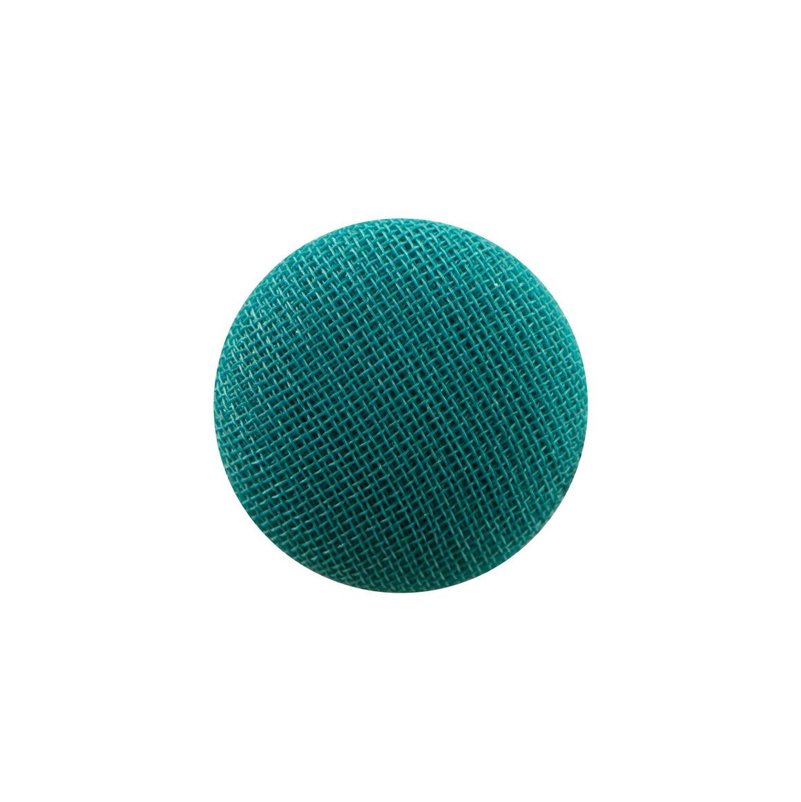 13mm Dark Teal Blue Silk Buttons (6)