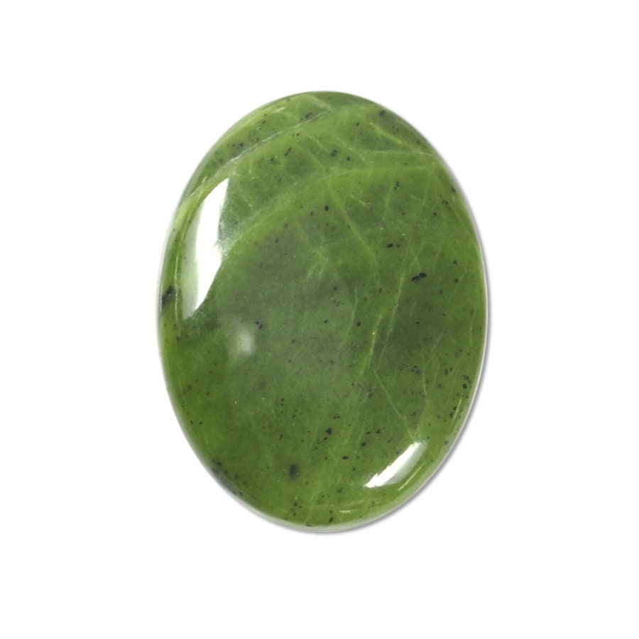 Dakota Stones Jade 30x22mm Oval Cabochon Gemstones. (1) CAB-JAD30x22OV