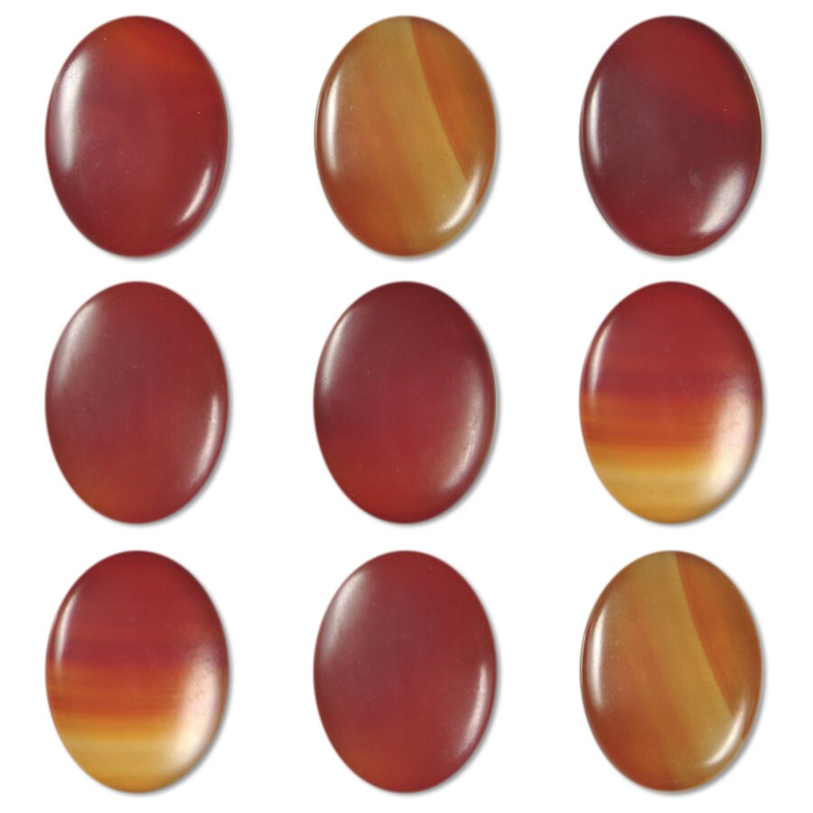 Dakota Stones Matte Carnelian 30x22mm Oval Cabochon Gemstones CAB-MCR30x22OV