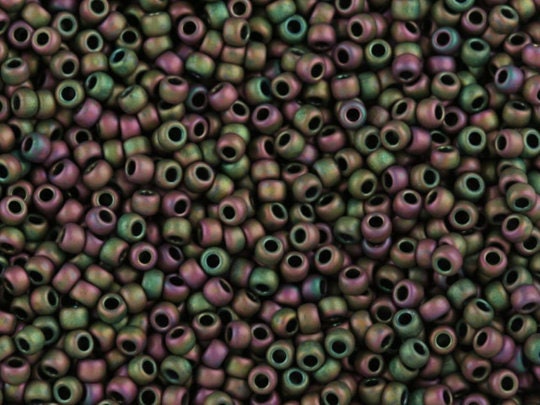 15/0 TOHO ROUND Matte Color Iris Violet Seed Bead (8g)