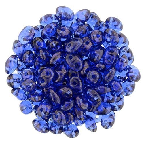 2/5MM MATUBO SUPERDUO Sapphire Vega Beads