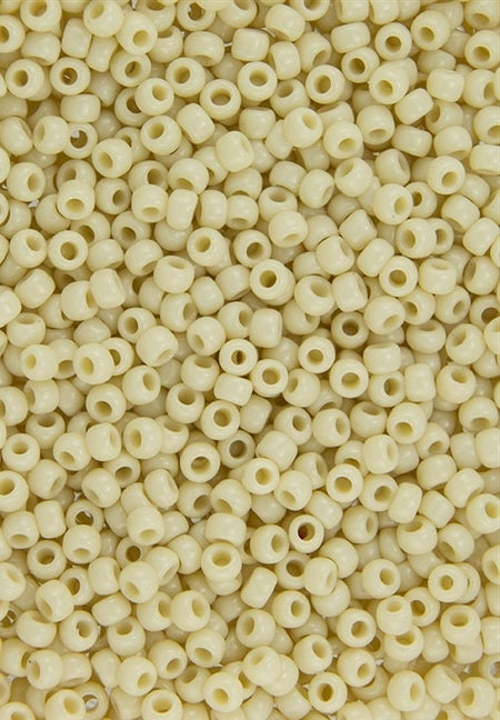 6/0 TOHO ROUND Opaque Light Beige Seed Bead (8g)