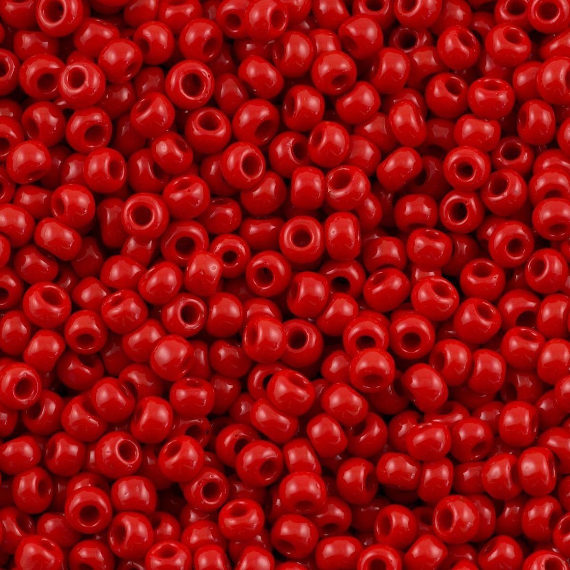 6/0 TOHO ROUND Opaque Cherry Red Seed Bead (8g)