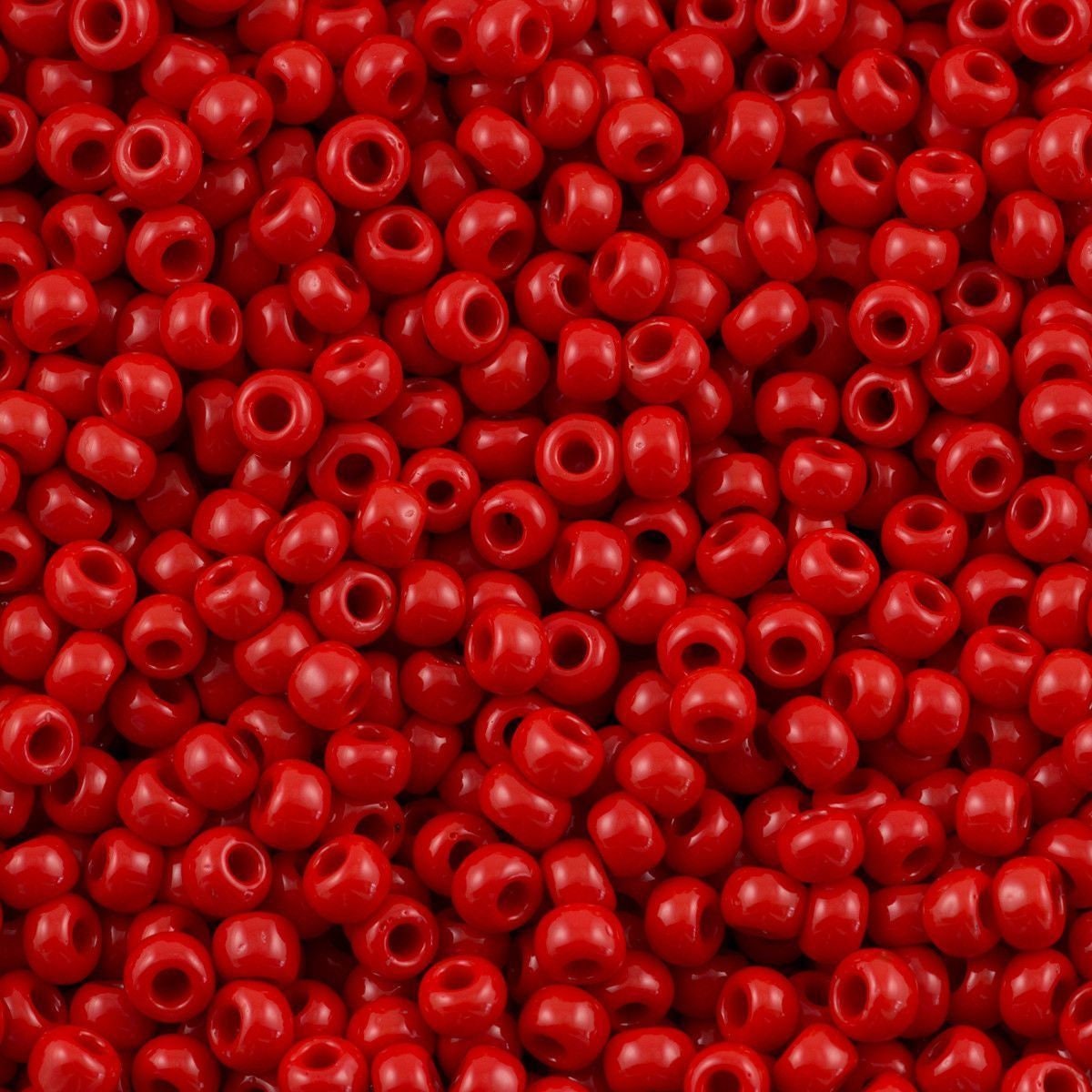6/0 TOHO ROUND Opaque Cherry Red Seed Bead (8g)