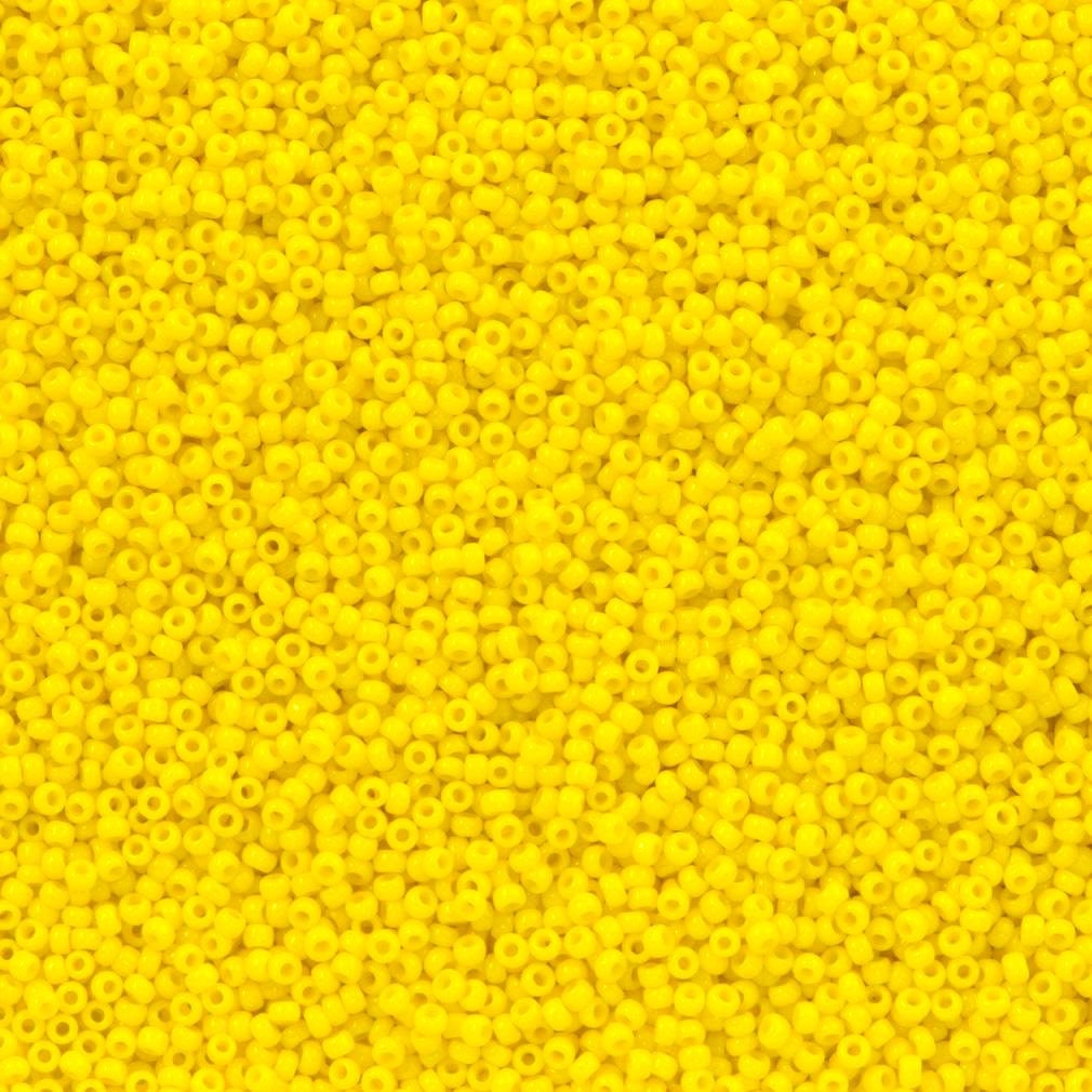 11/0 TOHO ROUND Opaque Dandelion Seed Bead (8g)