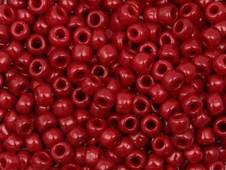 6/0 TOHO ROUND Opaque Pepper Red Seed Bead (8g)
