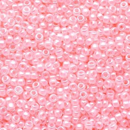 15/0 TOHO ROUND Ceylon Innocent Pink Seed Bead (8g)