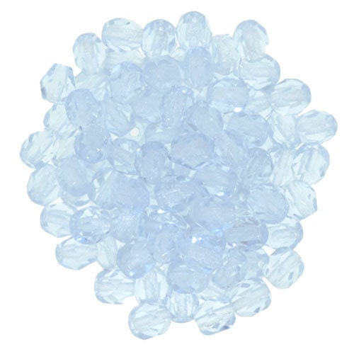 4mm Alexandrite Czech Firepolish Faceted Glass Beads (50)