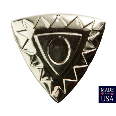 1 BOTTOM Hole Southwestern Triangle with Setting 38mm (4)